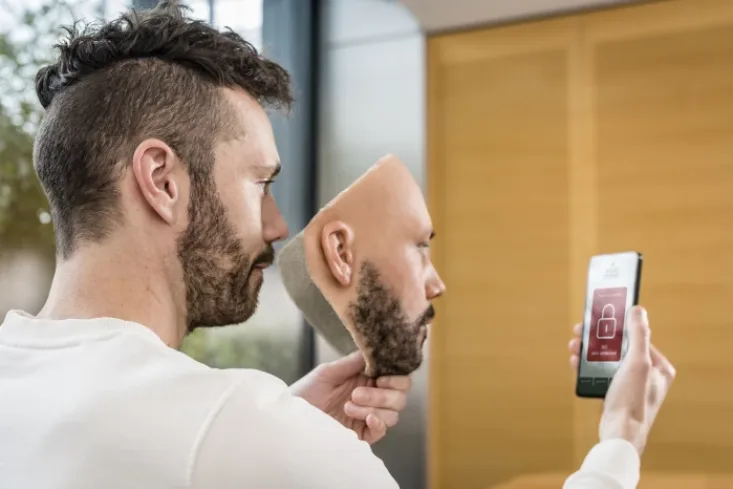 trinamiX Face Authentication fulfills highest biometric standards behind OLED.