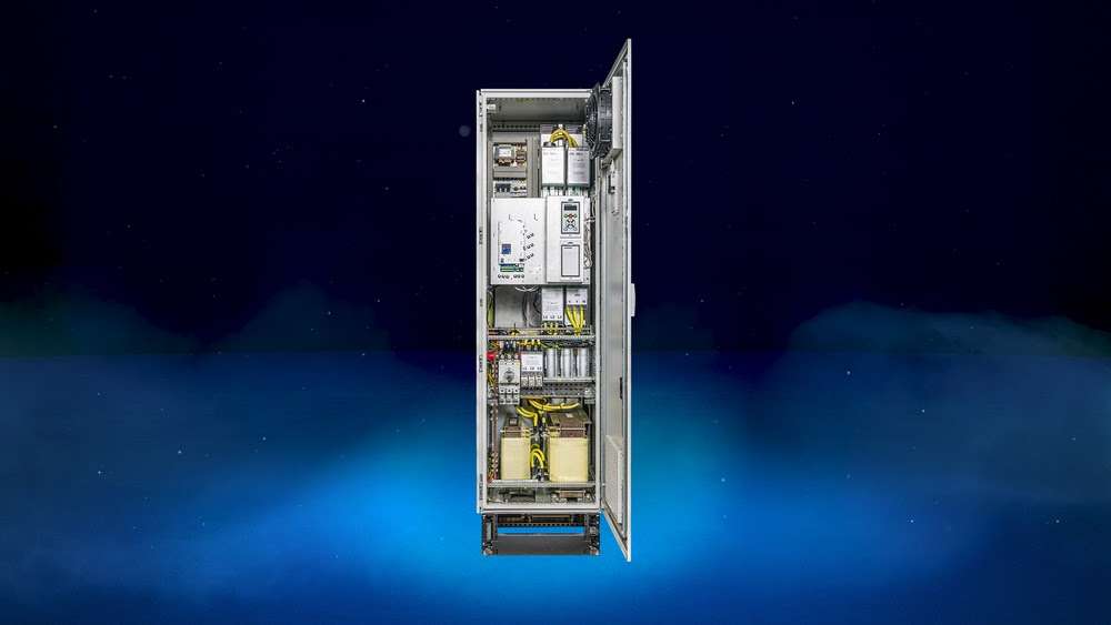 The new slim liquid cooled AFE from Emotron