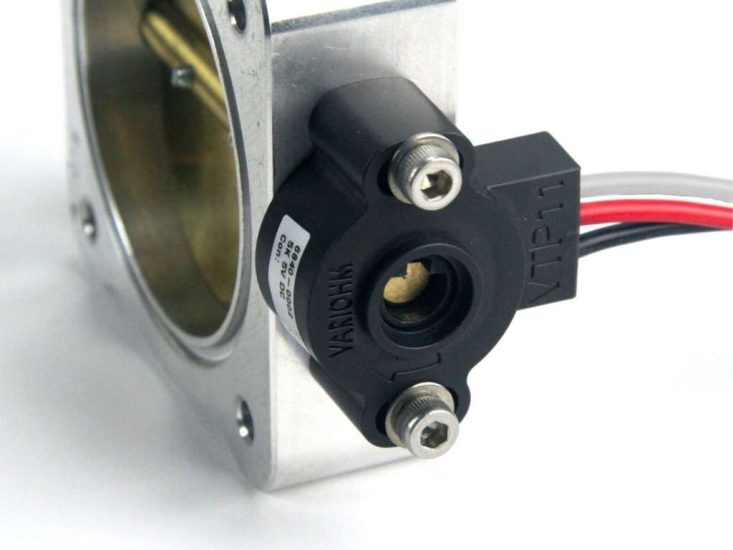 : Variohm’s VTP11 installed as a throttle position sensor - courtesy of EFI Hardware - Australia