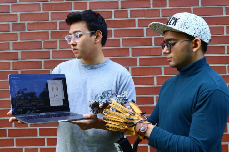 Scoring first place in the Microsoft Imagine Cup 2022 has earned Zain A. Samdani and Ramin Udash, both students at Jacobs University, a $100,000 USD in prize money and an incredible amount of recognition. (Source: V-Bionic/Jacobs University)