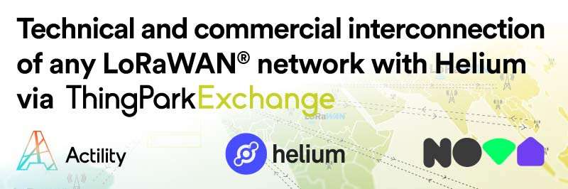 Nova Labs Partners with Actility to Provide Widespread Access to the Helium Roaming Console