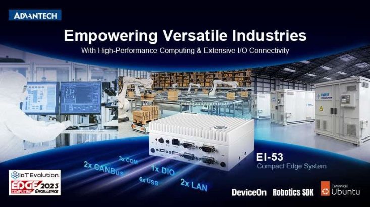 Advantech Unveils the EI-53 Compact Edge System: Empowering Versatile Industries with High-Performance Computing & Extensive I/O Connectivity