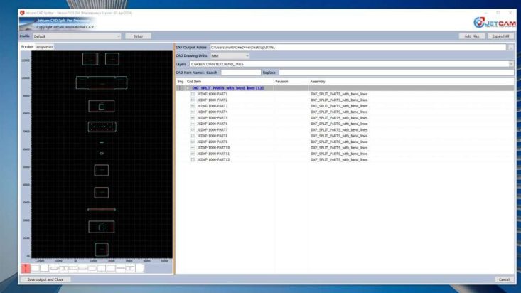 JETCAM Offers the Standalone CAD Splitter Free to Customers