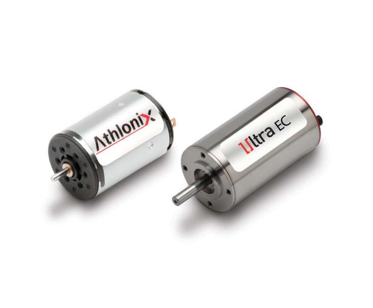 Portescap’s AthlonixTM brushed DC motor and brushless Ultra ECTM motor.