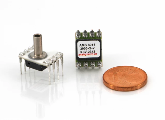 AMS 6915 with metal pressure port for pneumatic applications