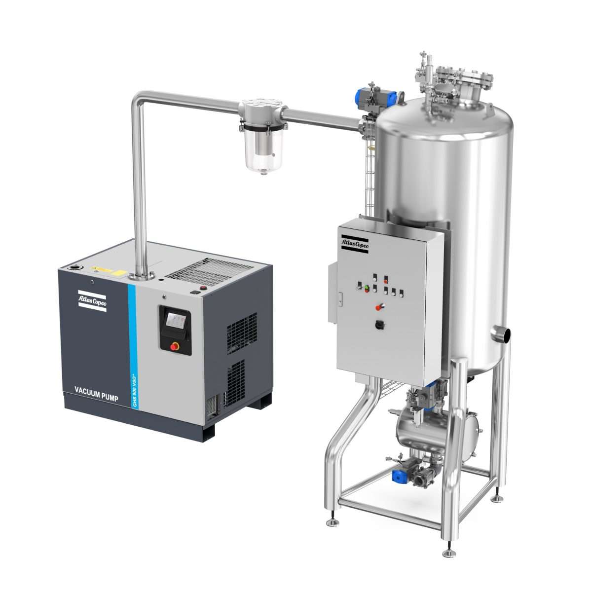 Atlas Copco's new beer foam separator