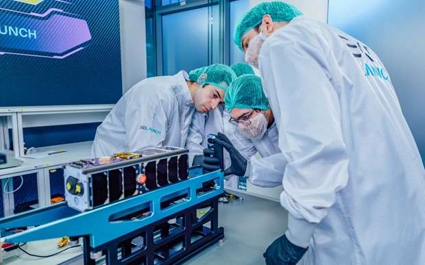 ATLAS-1 laser communication terminal aboard PeakSat satellite (Source: Exolaunch)